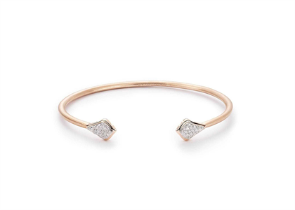 Open Cuff CZ's Fashion Bracelet